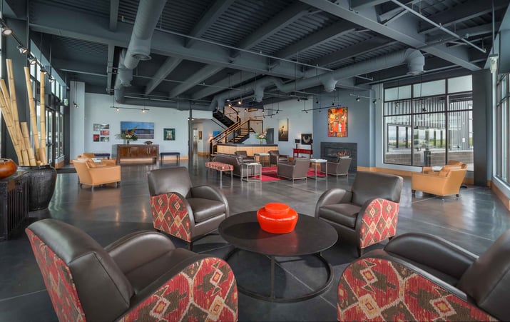 hillsboro aviation lobby seating